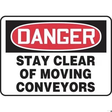 Accuform OSHA DANGER SAFETY SIGN STAY CLEAR MEQD001VS MEQD001VS